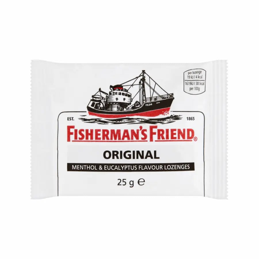 Fisherman’s Friend Original menthol lozenges UK strong cooling eucalyptus flavour