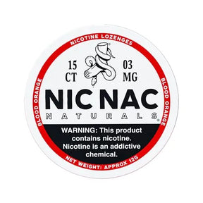 Nic Nac Blood Orange 3mg NicotineLozenges