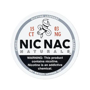 Nic Nac Classic 3mg Nicotine Lozenges
