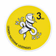 NIC NAC Lemon 3mg nicotine lozenges tin, lemon flavoured nicotine lozenges with lower nicotine strength
