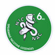 NIC NAC Spearmint 6mg nicotine lozenges tin, spearmint flavoured nicotine lozenges with 6mg nicotine